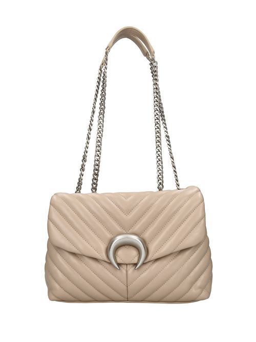 Faux leather bag LA CARRIE | MOONLIGHT MED.BOWLING SHOULDERTAUPE